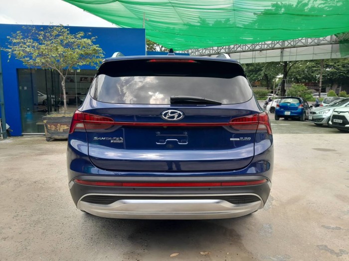 Huyndai santafe 2.2L 2021 xanh máy dầu